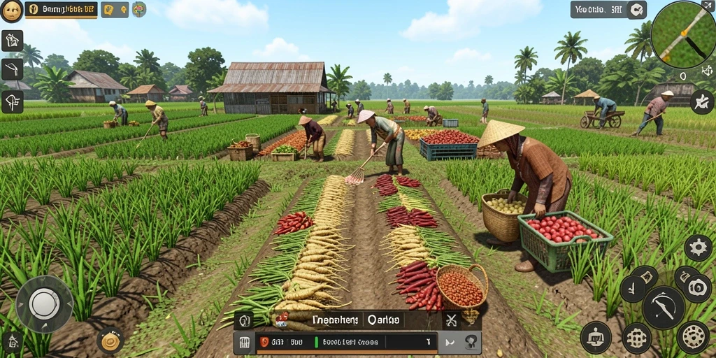 Screenshot menampilkan tampilan menu utama yang menarik.