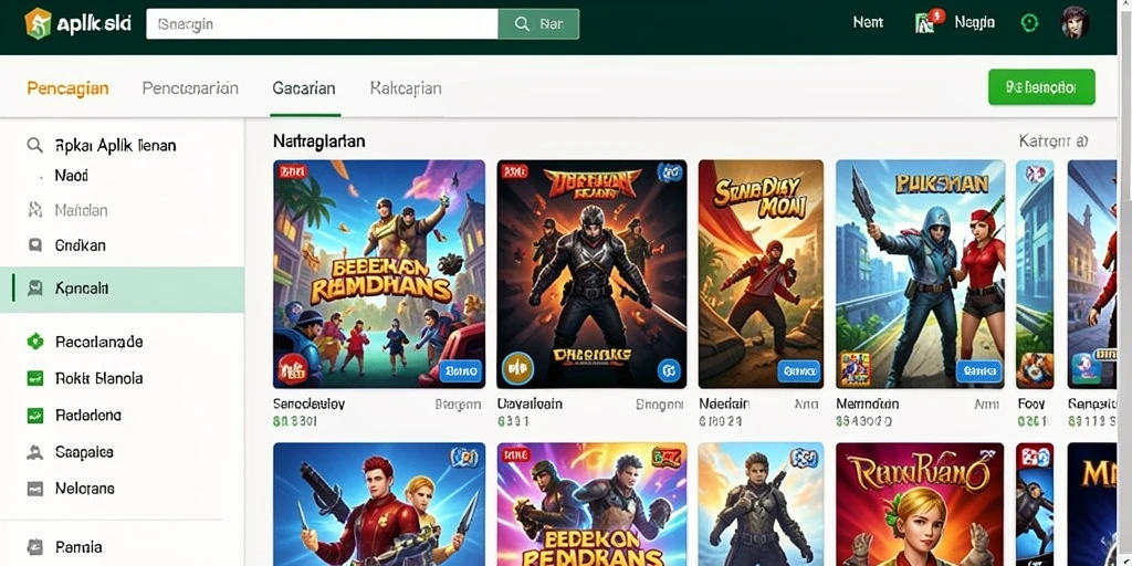 Tampilan antarmuka yang menarik dan user-friendly.