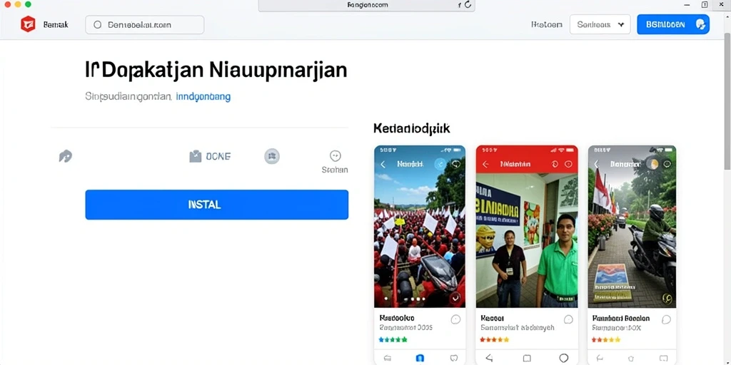 Tampilan antarmuka pengguna yang menarik dan intuitif.