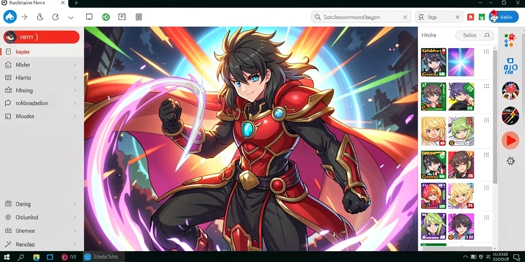 Screenshot menunjukkan tampilan antarmuka yang modern dan menarik.
