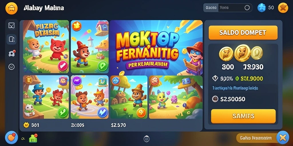 Tampilan utama SLOT8808 yang menarik dan intuitif.