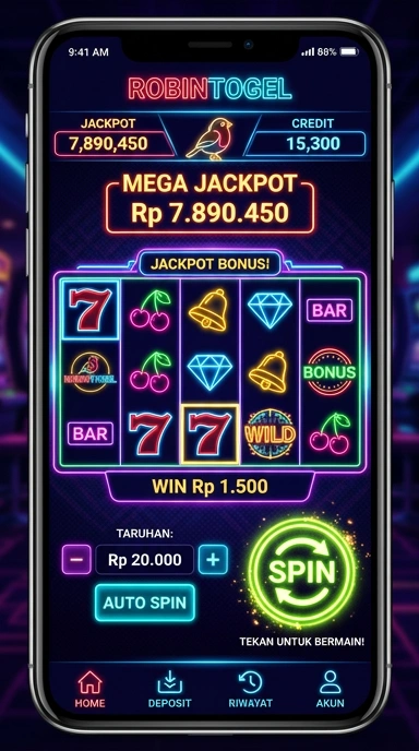 Galeri pratinjau visual robintogel build APK resmi terbaru